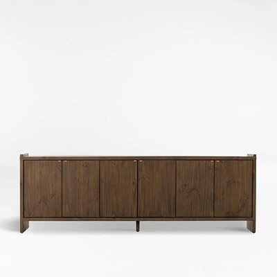 Oscar 78" Wood Storage Media Console