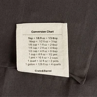 Oslo Cross-Back Gray Linen-Organic Cotton Apron with Pocket