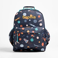 Outer Space Party Large Kids Backpack with Side Pockets