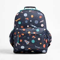 Outer Space Party Large Kids Backpack with Side Pockets