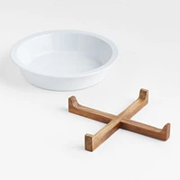 Oven-to-Table Pie Dish with Trivet