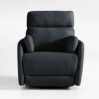 Owen Midnight Blue Nursery Electronic Power Recliner with Nightlight