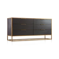 Oxford Black 6-Drawer Dresser