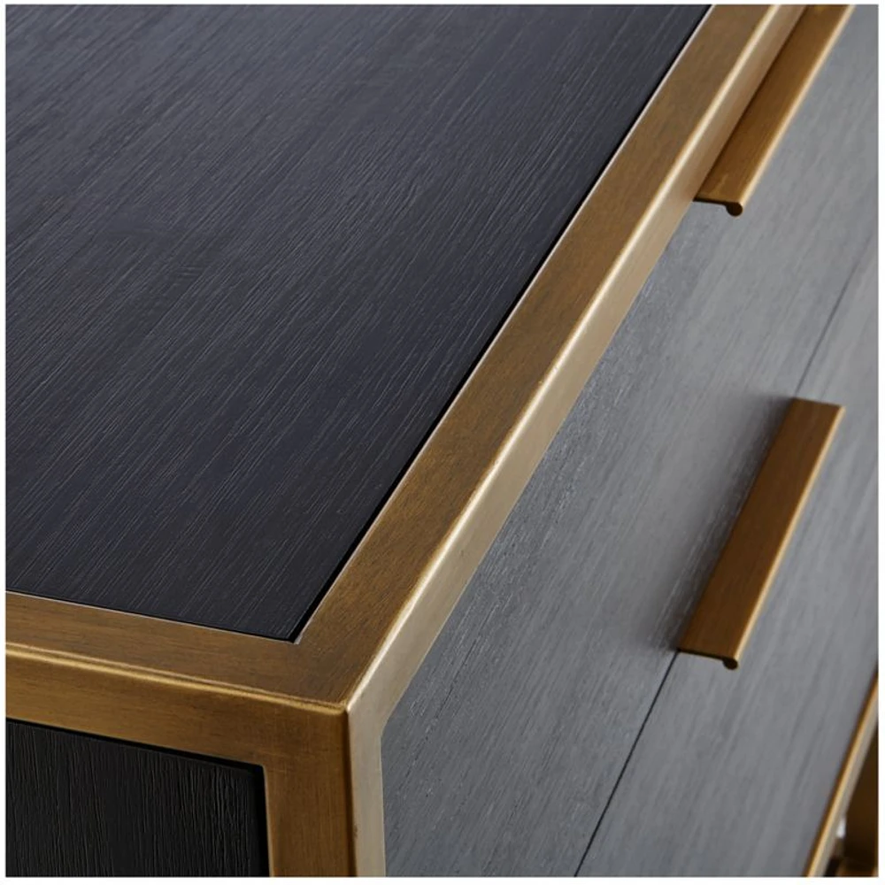 Oxford Black Lateral File Cabinet
