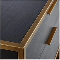 Oxford Black Lateral File Cabinet