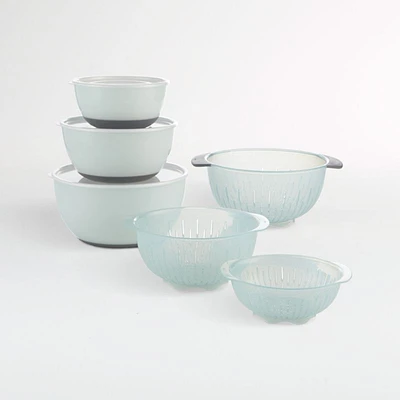 OXO ® 9-Piece Nesting Bowls, Colanders and Lids Set