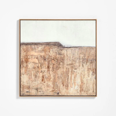 "Petra Falls" by Paul Meyer Framed Wall Art Print 40" x 40"