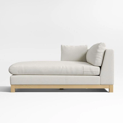 Pacific Wood Left-Arm Chaise