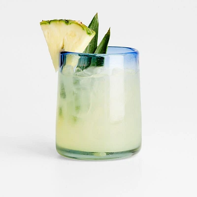 Pacifico Blue Rim 12-Oz. Double Old-Fashioned Glass