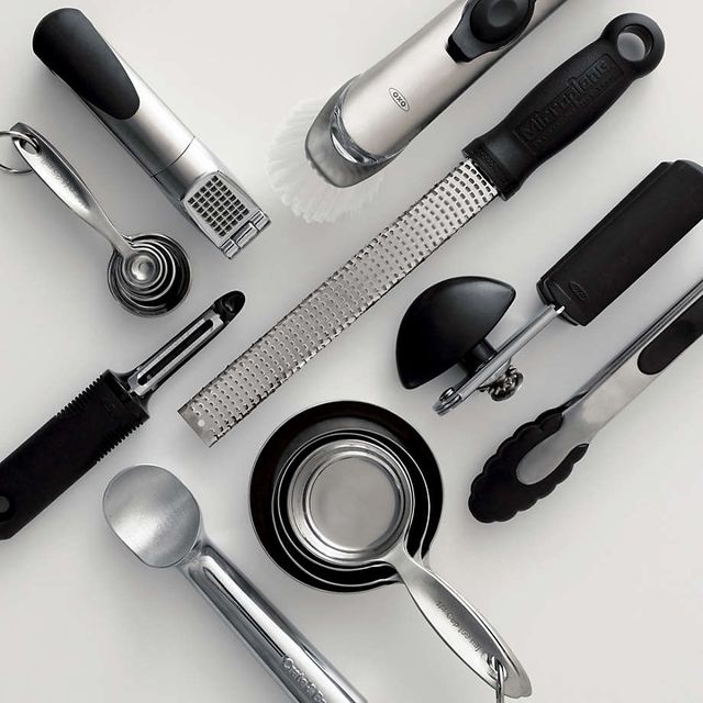 OXO Large Nylon and Stainless Steel Tongs | Crate & Barrel