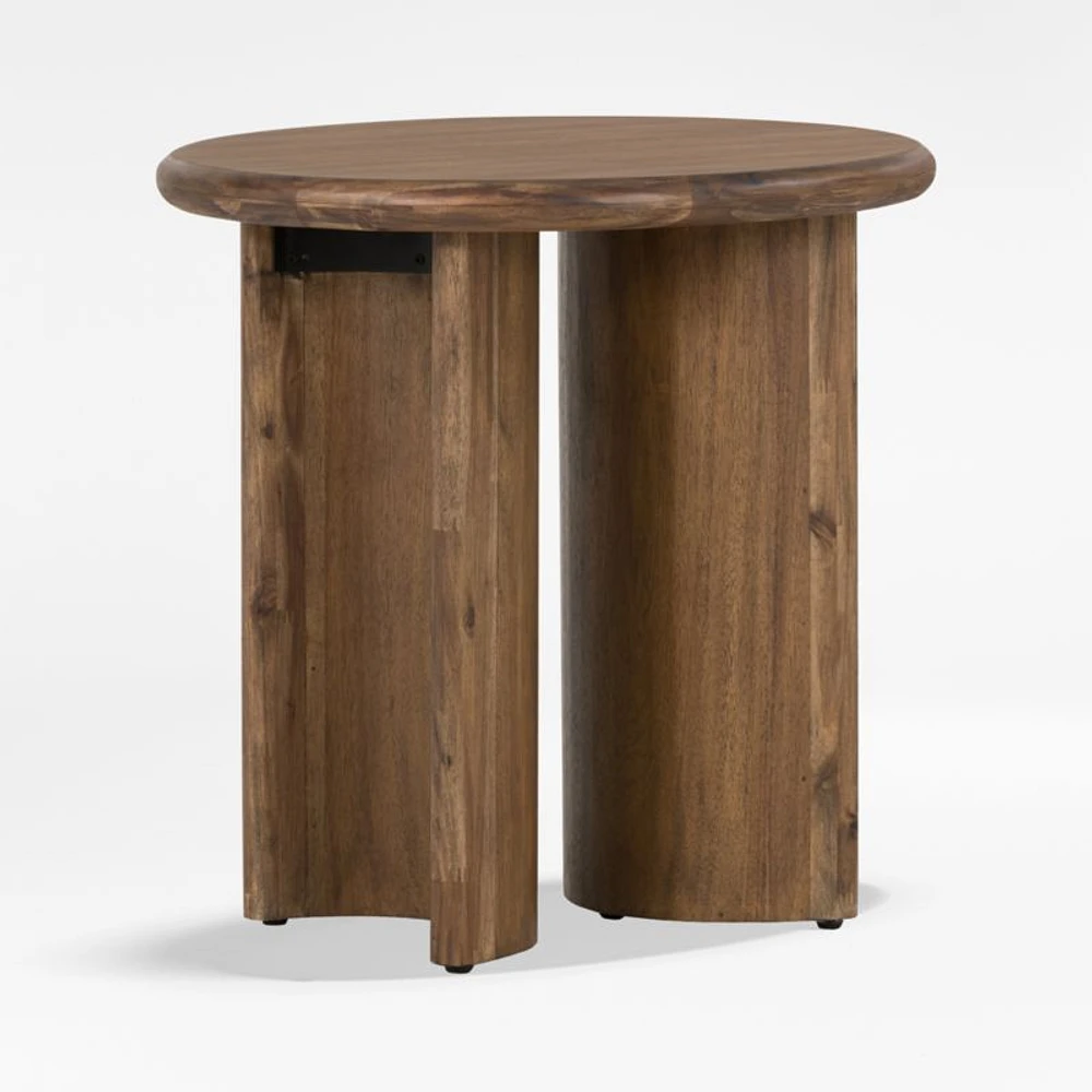 Panos Acacia Wood End Table