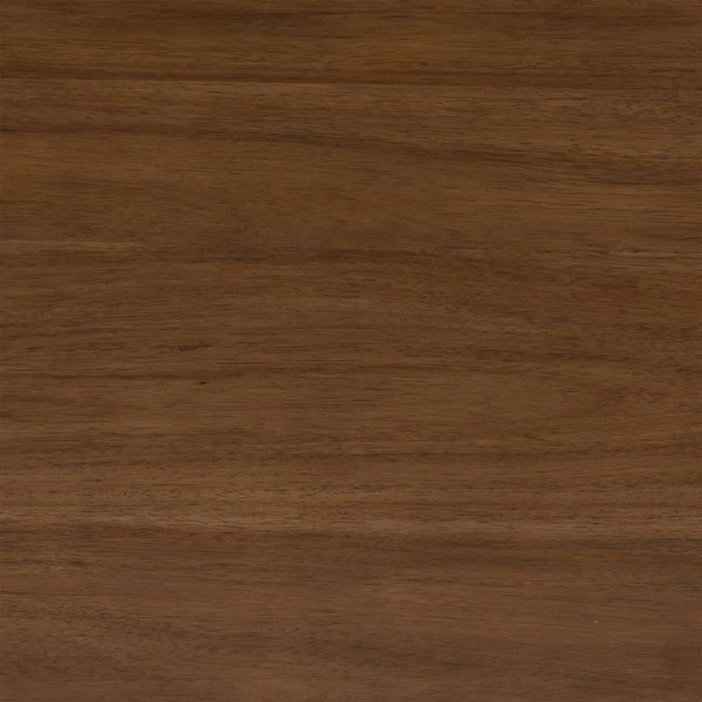Panos Curved Acacia Wood Nightstand