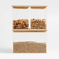 Pantry & Drawer Storage Container with Bamboo Lid