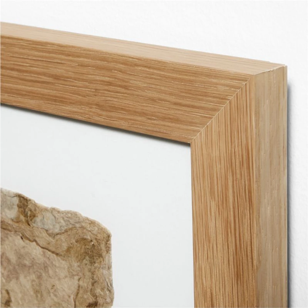 "Papeles" by Julio Laja Chichicaxtle 34.25"x81.75" in White Oak Frame Hand-Cut Paper Wall Art
