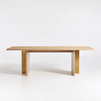 Paradox 89" Natural Oak Dining Table