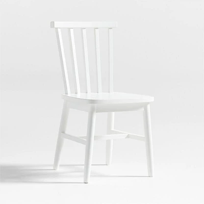 Parke White Wood Kids Desk Chair