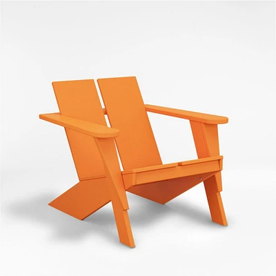 Paso Tangerine Outdoor Patio Adirondack Chair by POLYWOOD®