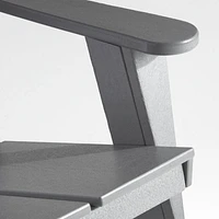 Paso Grey Outdoor Adirondack Chair by POLYWOOD®