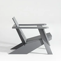 Paso Grey Outdoor Adirondack Chair by POLYWOOD®