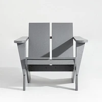 Paso Grey Outdoor Adirondack Chair by POLYWOOD®