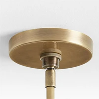 Patrice Ivory Linen Fabric Pendant Light