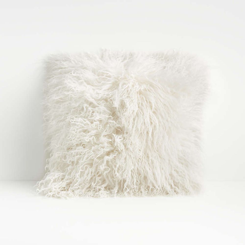 Fur Chair or Stool covers Mongolian Sheepskin Cushion