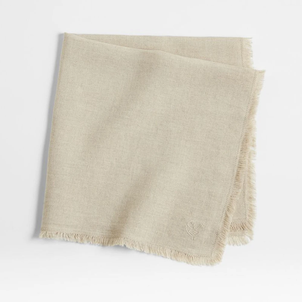 Pepa Natural Fringe Dinner Napkin by Eric Adjepong