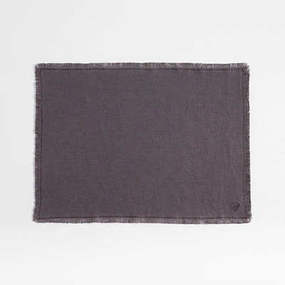 Pepa Grey Fringe Placemat by Eric Adjepong