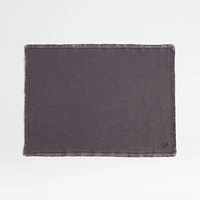 Pepa Grey Fringe Placemat by Eric Adjepong