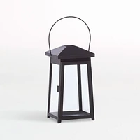 Petaluma Black Metal Outdoor Lantern 12"