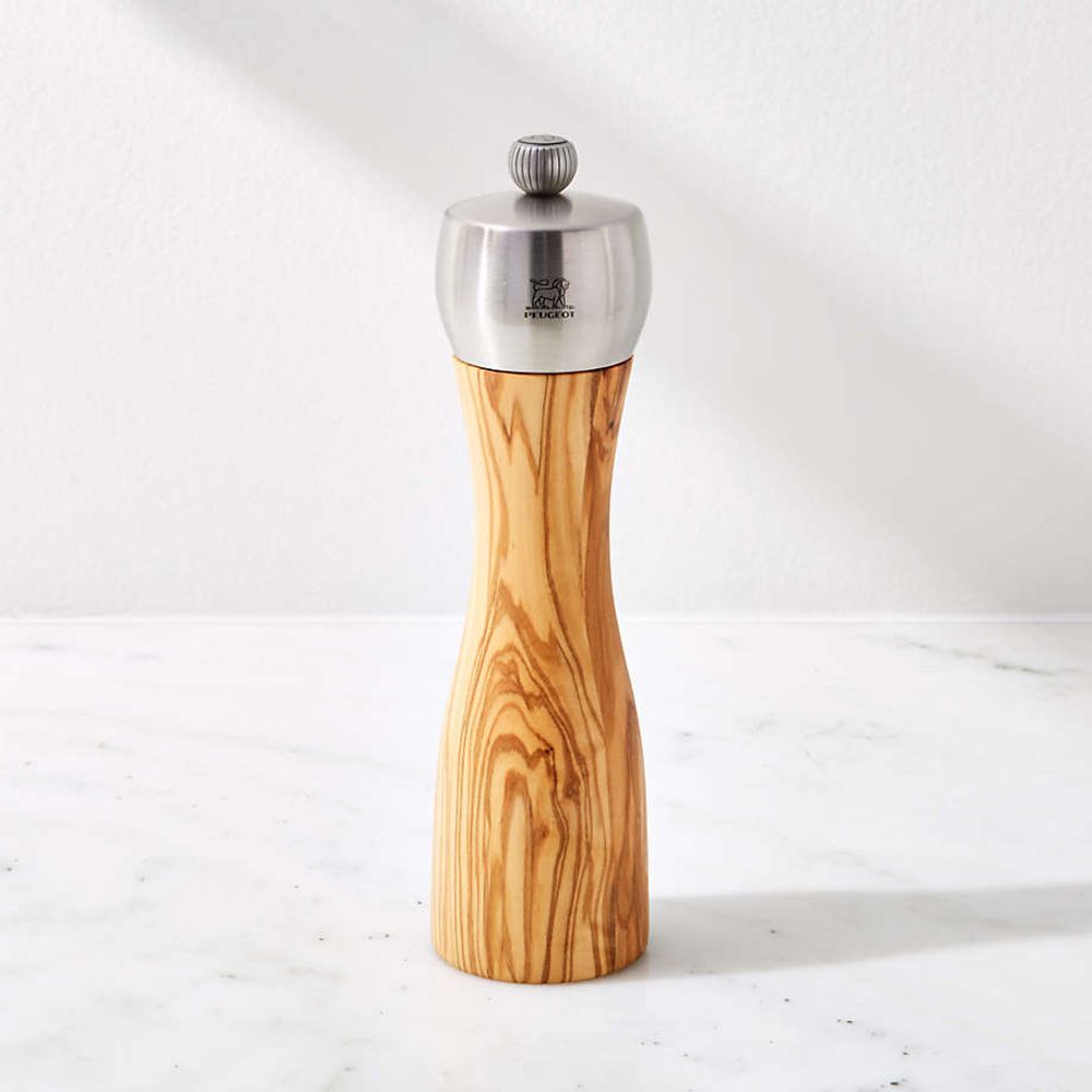 Large Olive Wood Pepper Mill