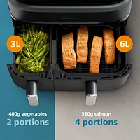 Philips 3000 Series Dual-Basket Air Fryer