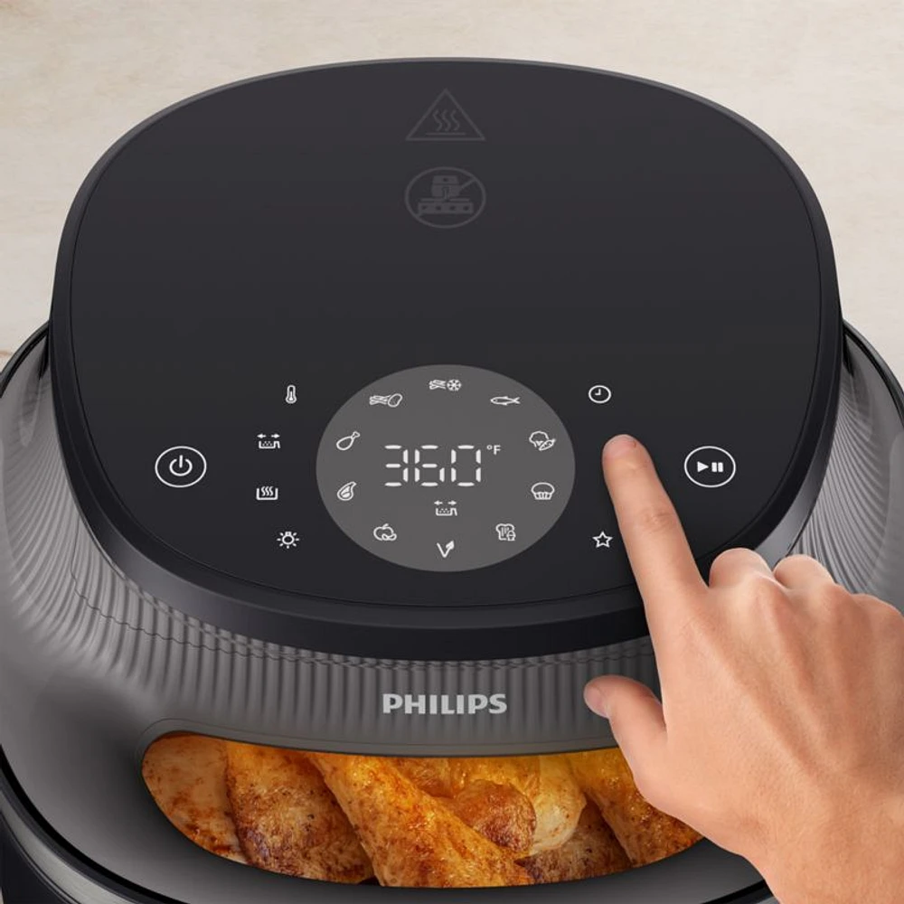 Philips 3000 Series Airfryer with Window, 7.6 qt Capacity