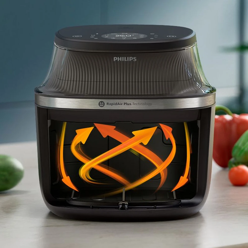 Philips 3000 Series Airfryer with Window, 7.6 qt Capacity