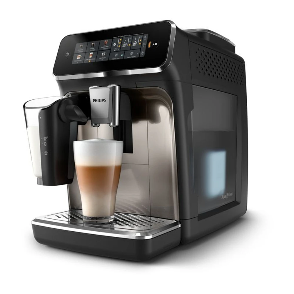 Philips 3300 Series Fully-Automatic Espresso Machine with LatteGo + Iced Coffee Maker