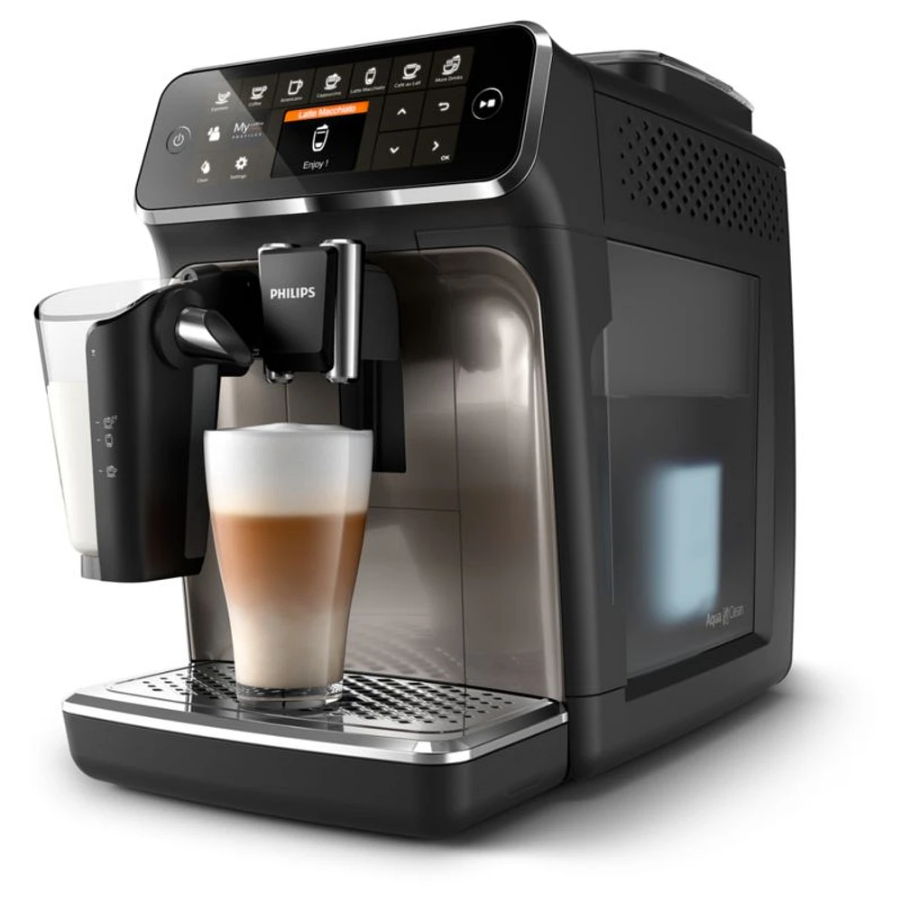 Philips 4300 Series Fully-Automatic Espresso Machine with LatteGo