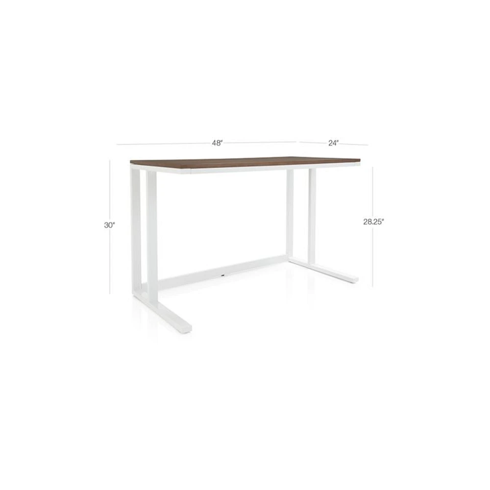 Pilsen Salt Desk with Walnut Top
