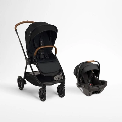 Nuna ® PIPA ™ Urbn Caviar Black Baseless Baby Car Seat + TRIV ™ Next Stroller Travel System