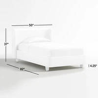 Pismo Natural Twin Upholstered Bed