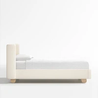 Pismo Natural Twin Upholstered Bed