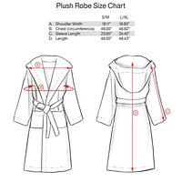 Small/Medium Plush Faux Fur Calm Beige Hooded Bath Robe