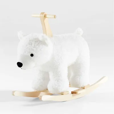 Polar Bear Toddler Rocker Toy