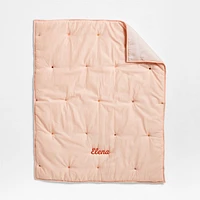 Pop Stitch Elegant Pink Cotton Voile Toddler Comforter