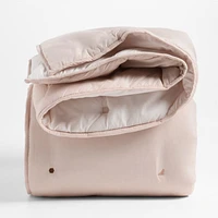 Pop Stitch Elegant Pink Cotton Voile Kids Twin Comforter