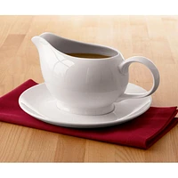 Aspen Gravy Boat with Saucer
