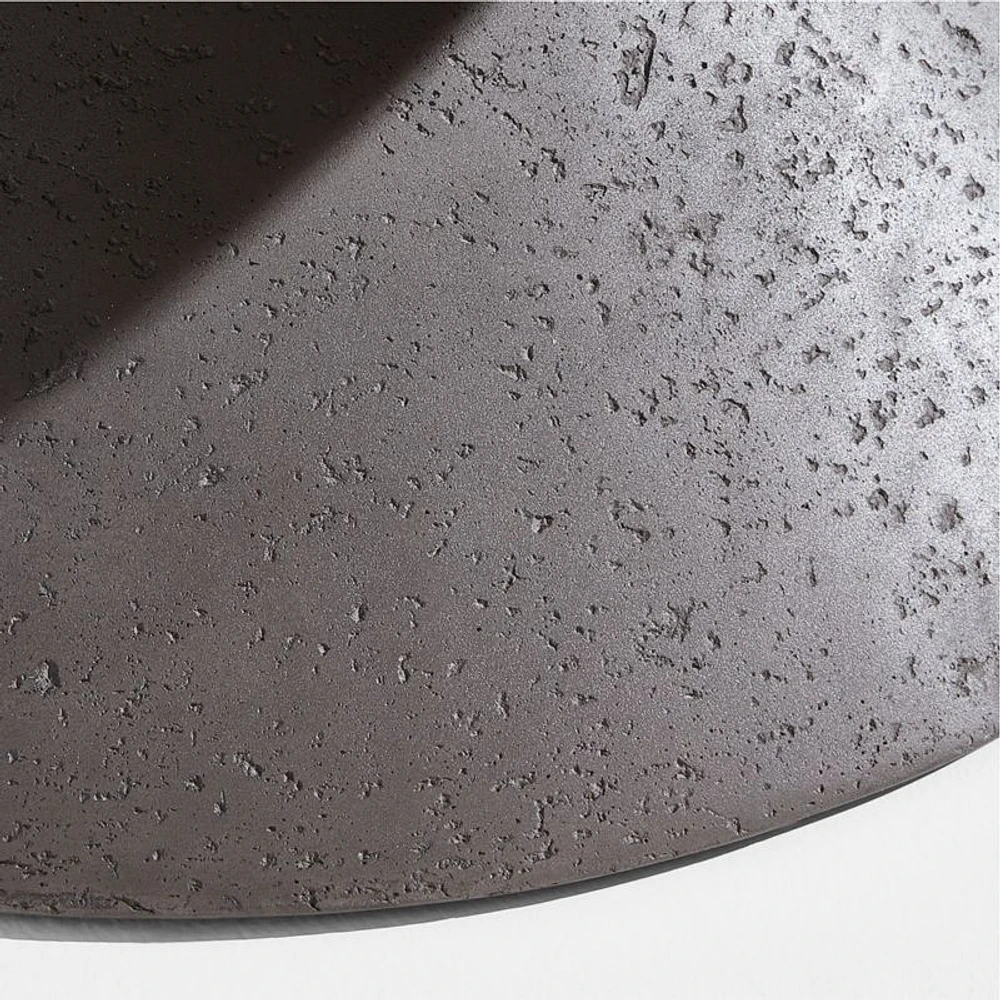 Posada 36" Grey Round Concrete Outdoor Coffee Table