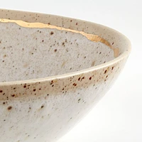 Primrose Gold Low Bowl