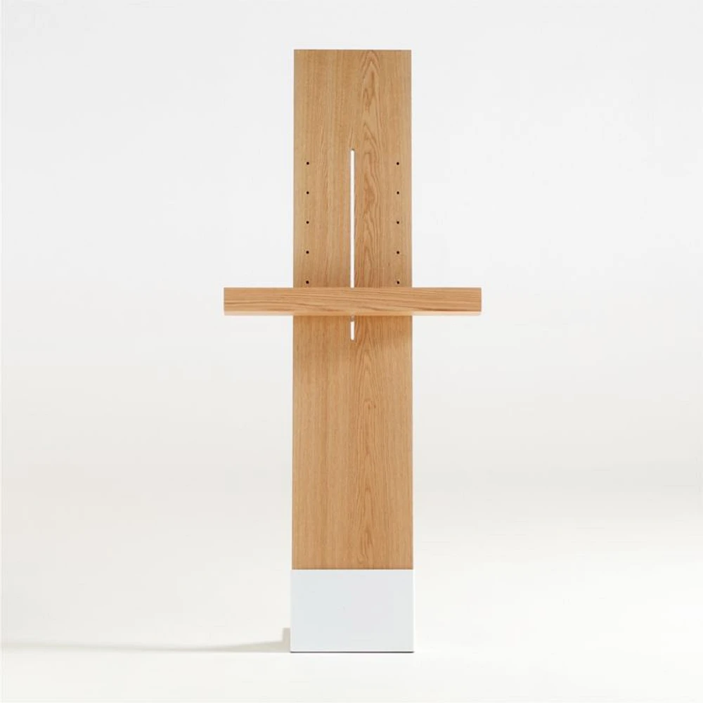 Adjustable White Oak Display Easel