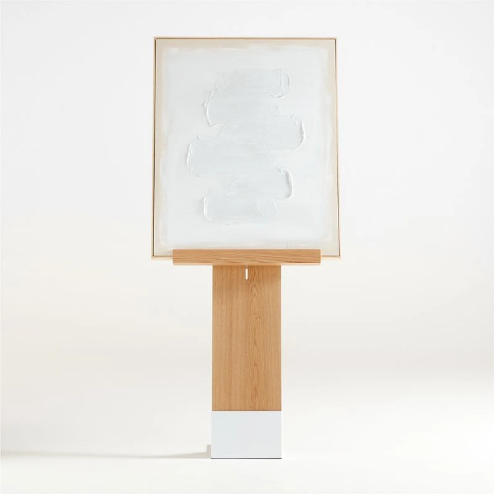 Adjustable White Oak Display Easel