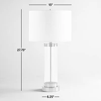 Promenade Small Black Metal Table Lamp with USB Port 27.75"